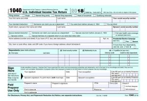 Surprise! Surprise! 2018 - IRS Individual Tax Return 1040 ...